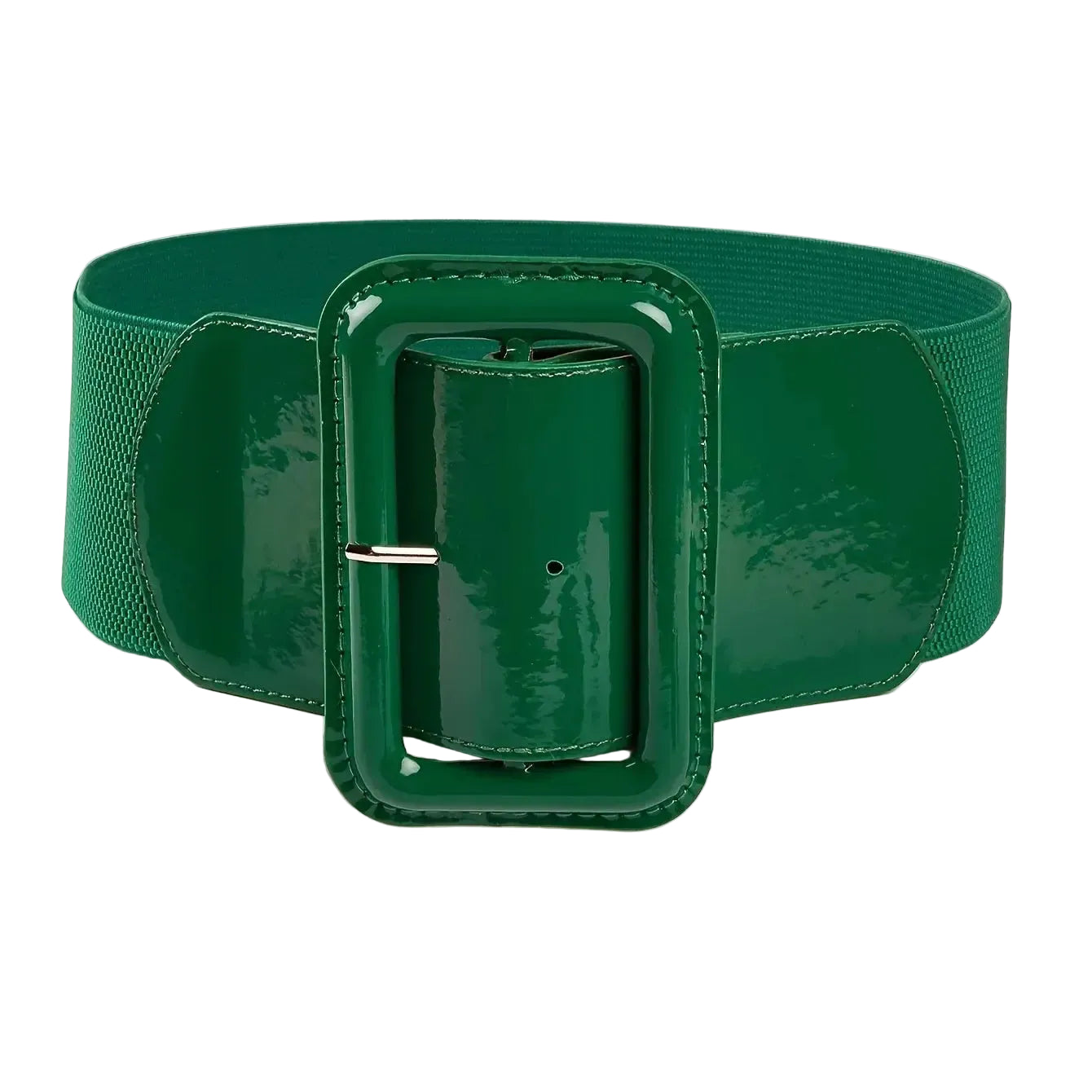 Ceinture extra large à boucle ardillon rectangulaire pour femme